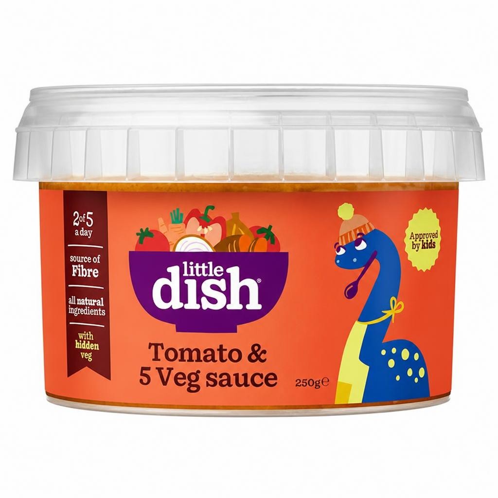 Little Dish 250g Tomato & 5 Veg Cooking Sauce