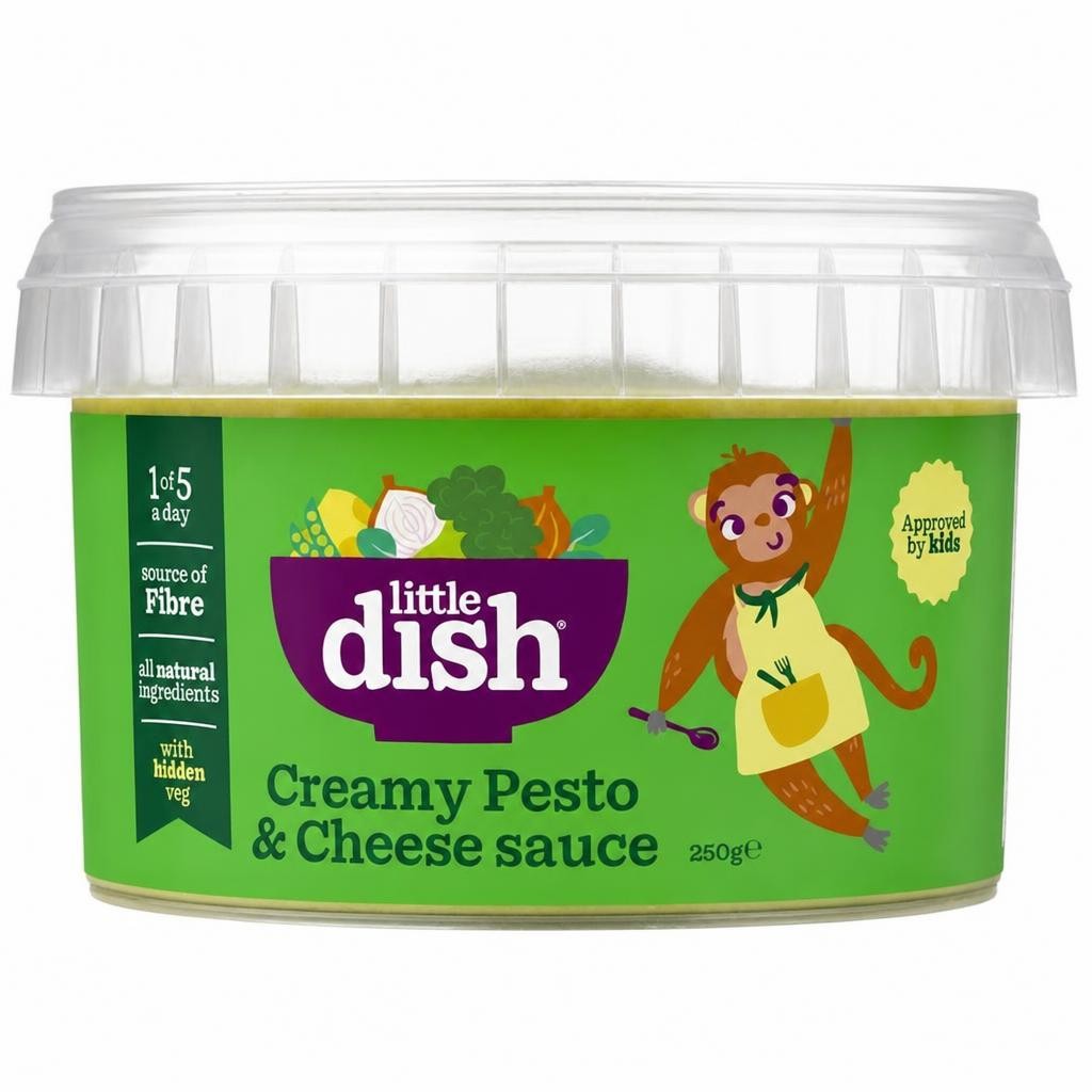 Little Dish 250g Creamy Pesto & Cheese Cooking Sauce