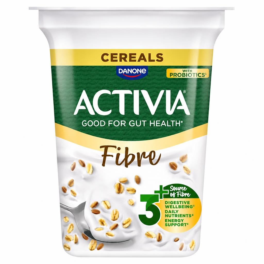 Activia Gut Health Fibre 400g Cereals Probiotic Yoghurt