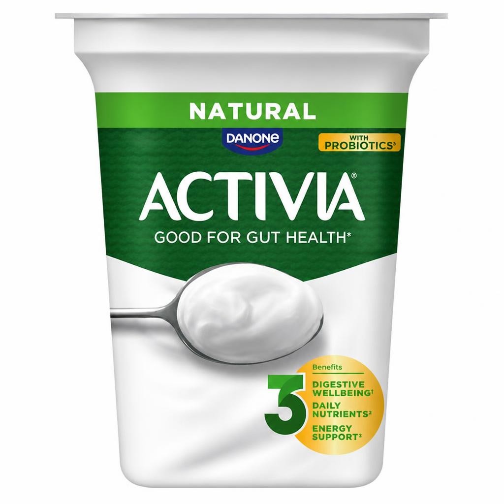 Activia Gut Health 400g Natural High Protein Probiotic Yoghurt