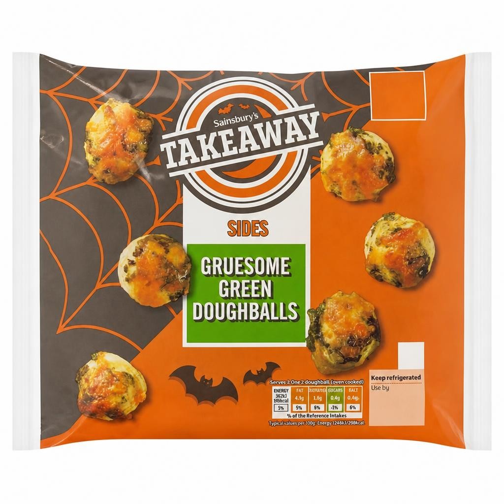 Sainsbury's 130g Takeaway Gruesome Green Doughballs