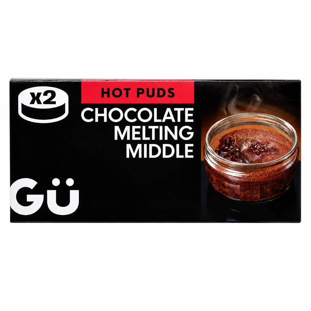 Gü 2 x 90g Chocolate Melting Middle Hot Puddings