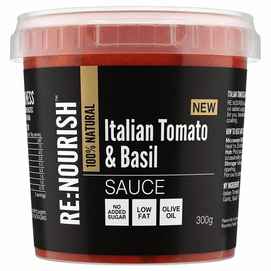 Re:Nourish 300g Italian Tomato & Basil Sauce