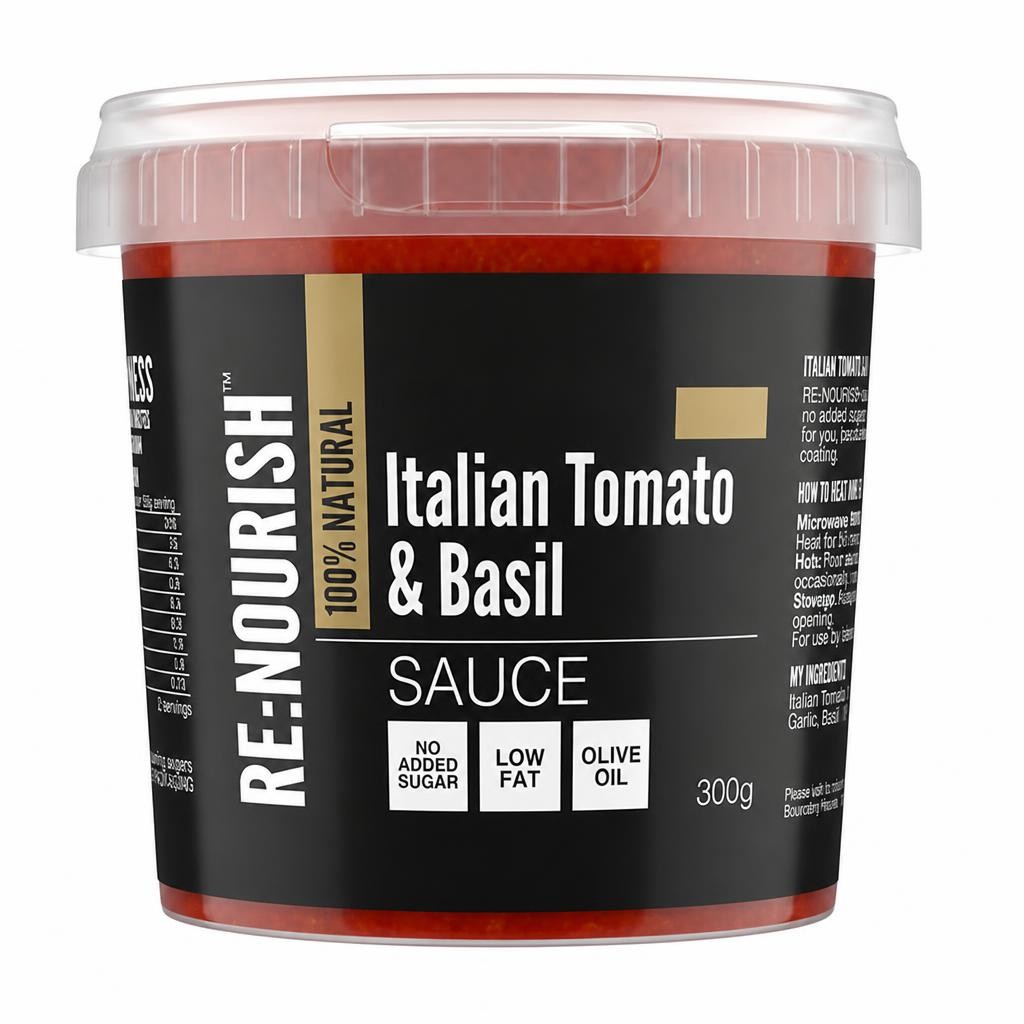 Re:Nourish 300g Italian Tomato & Basil Sauce