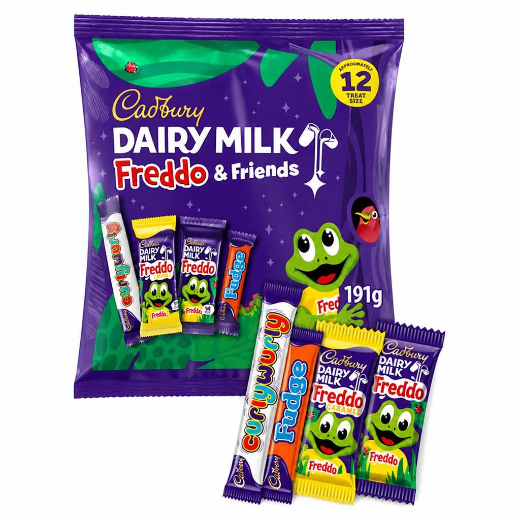 Cadbury Dairy Milk Freddo & Friends Treatsize Chocolate Bag 191g