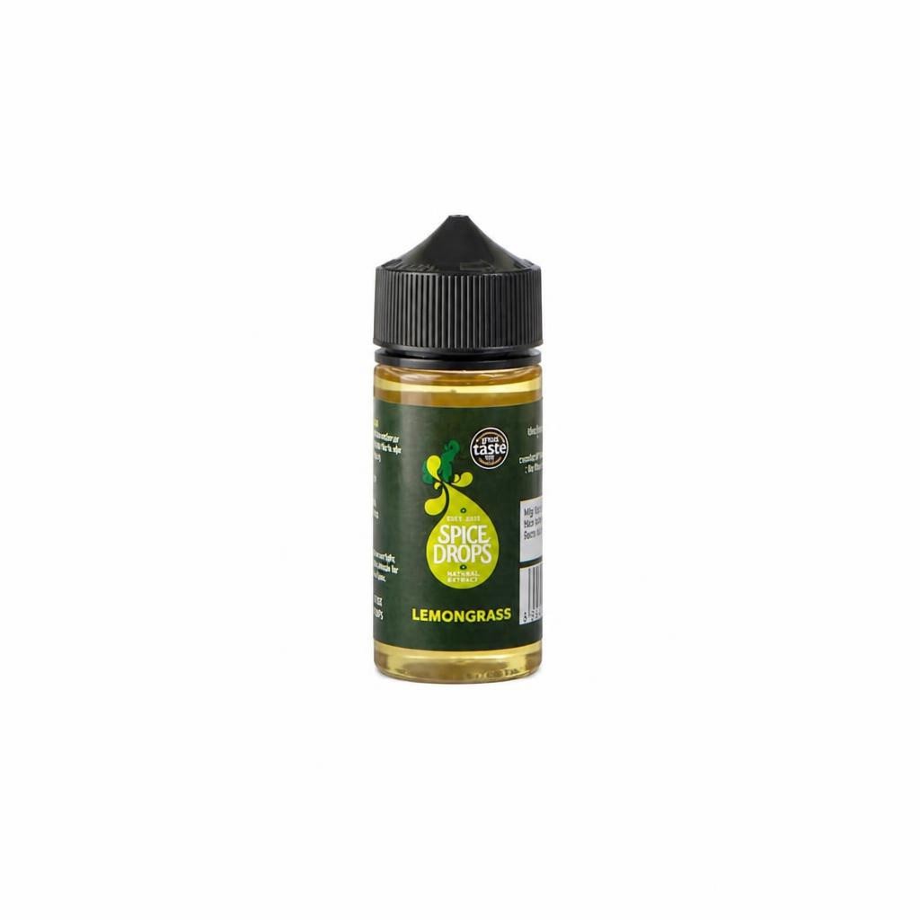 Spice Drops Lemongrass Food Flavouring 100ml – Liquid Flavouring for Cooking, Drinks & Recipes