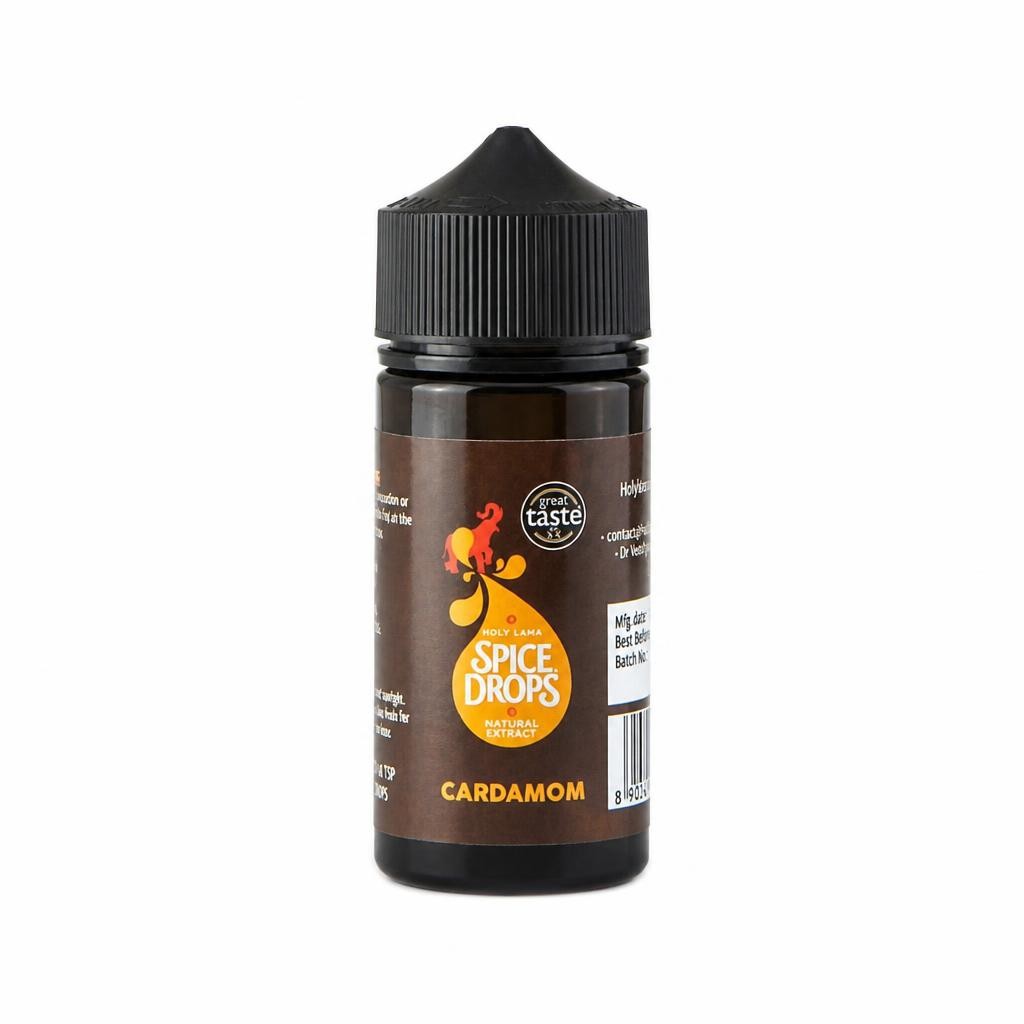 Spice Drops Cardamom Food Flavouring 100ml – Liquid Flavouring for Baking, Drinks & Cooking