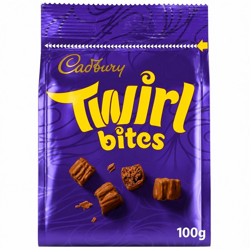 Cadbury Twirl 100g Bites Chocolate Bag