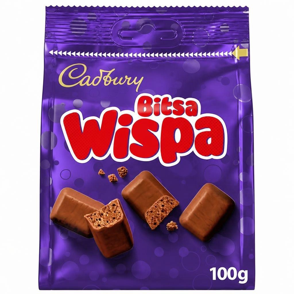 Cadbury Bitsa Wispa 100g Chocolate Bag