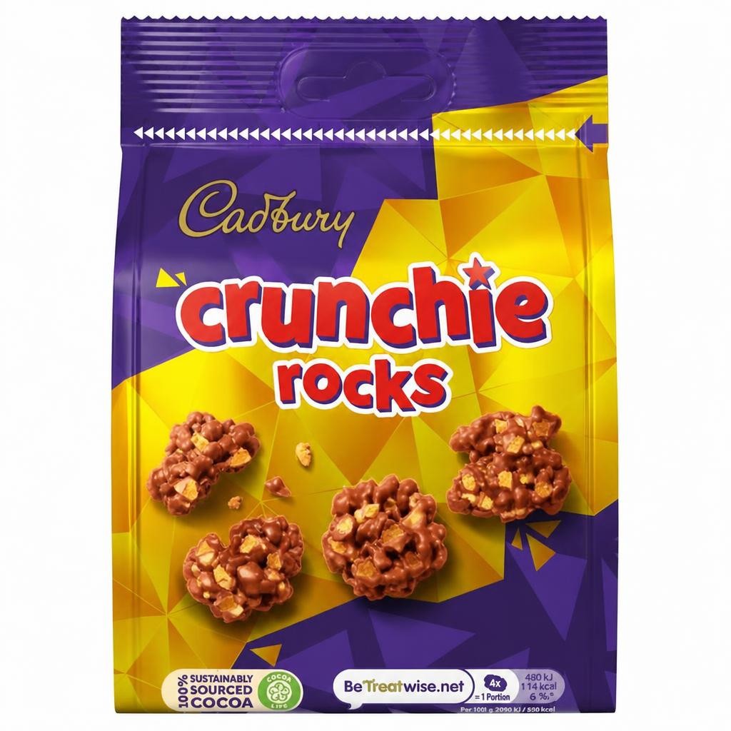 Cadbury Crunchie Rocks Chocolate Pouch 100g