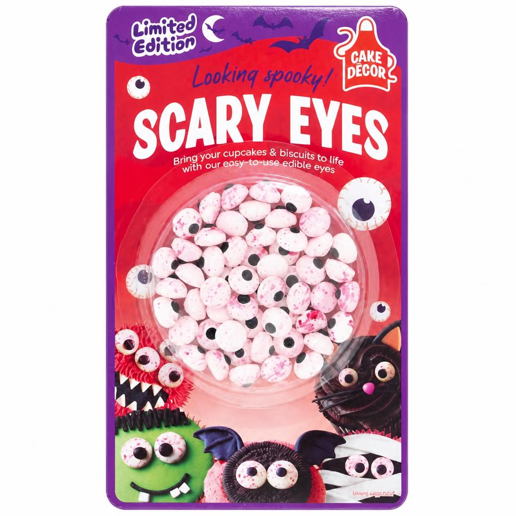Cake Decor Scary Eyes