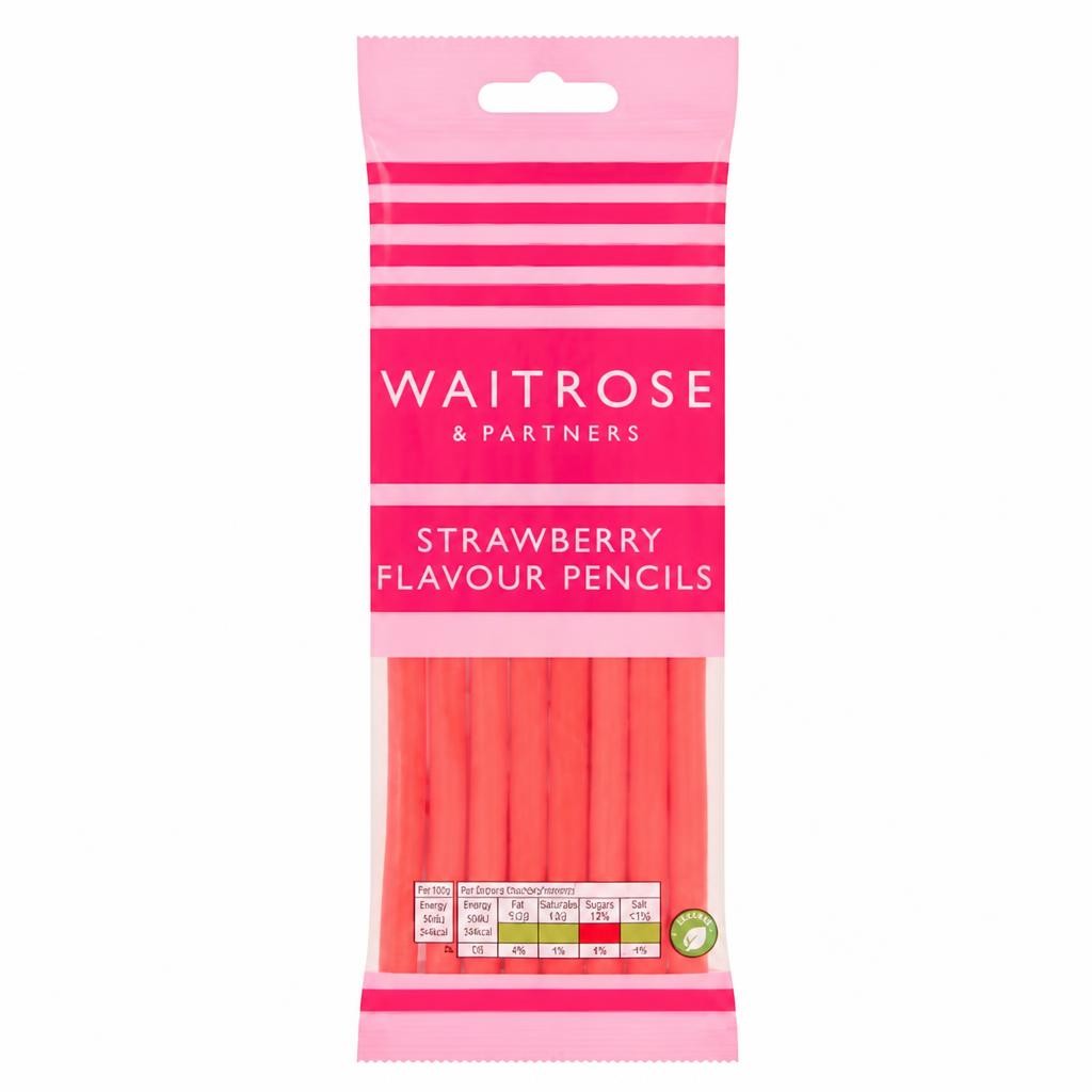 Waitrose Strawberry Flavour Pencils