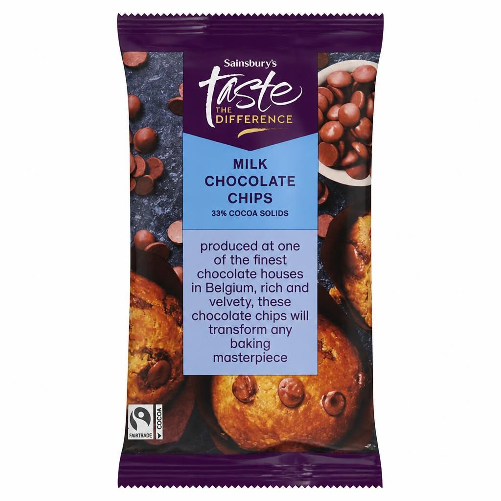Sainsbury's 100g Milk Chocolate Chips