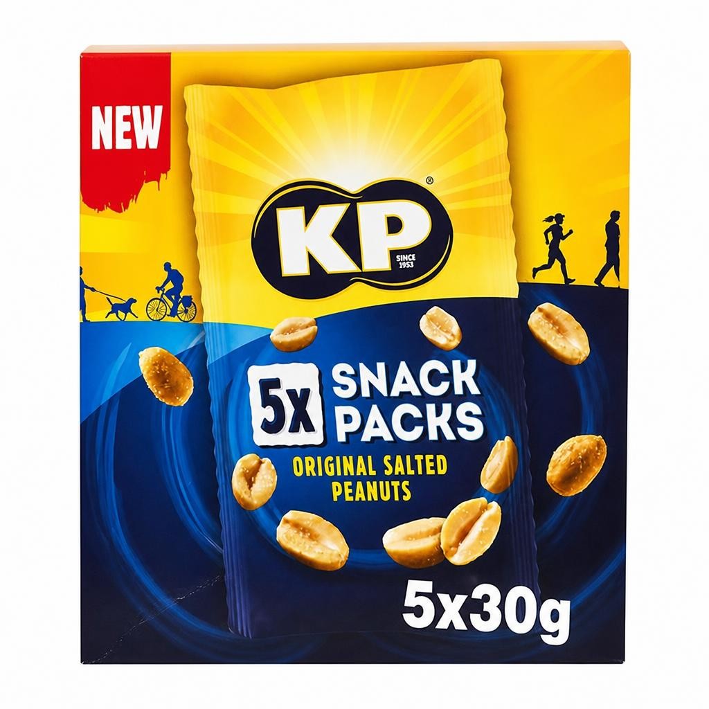 KP Salted Peanuts Multipack x5