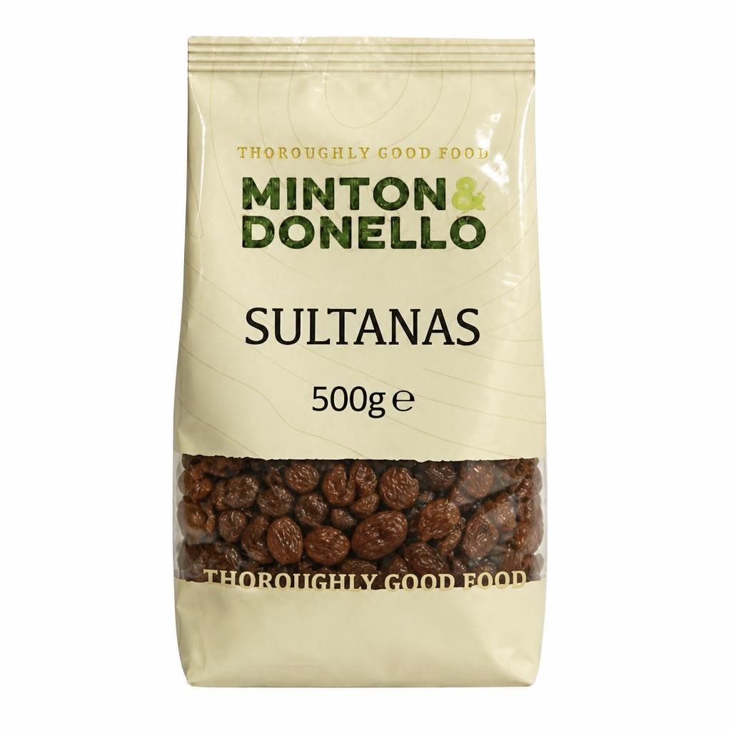 Minton & Donello Sultanas 6 x 500g