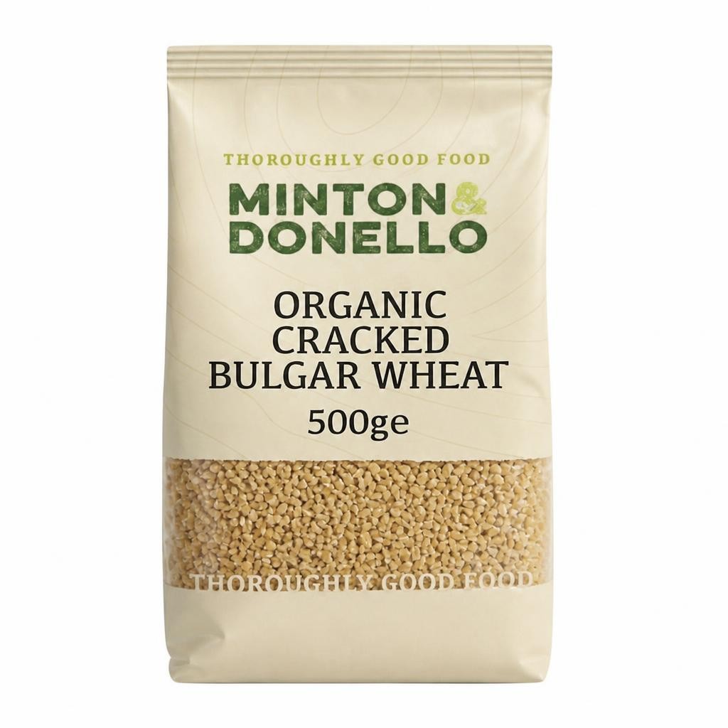 Minton & Donello Organic Coarse Bulgur Cracked Wheat 6 x 500g