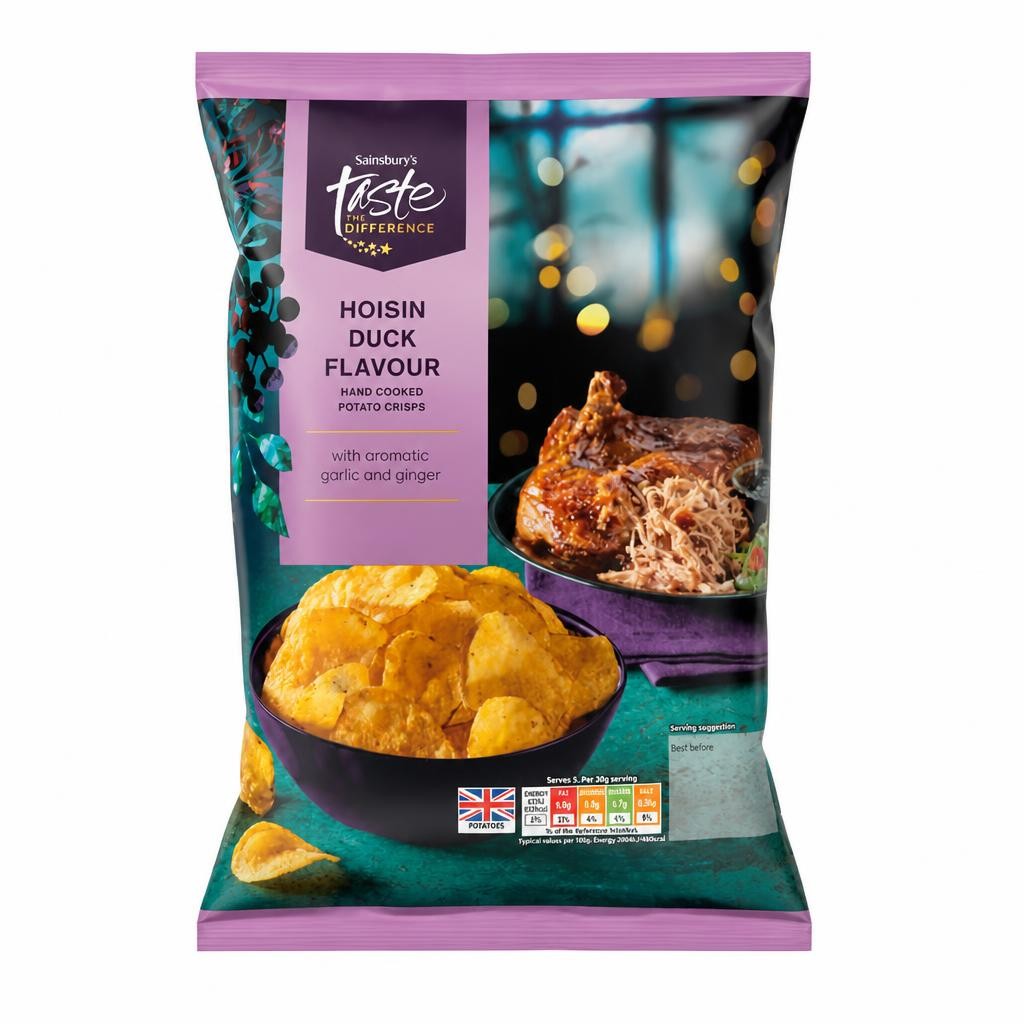 Sainsbury's 150g Duck with Hoisin Crisps, Taste the Difference