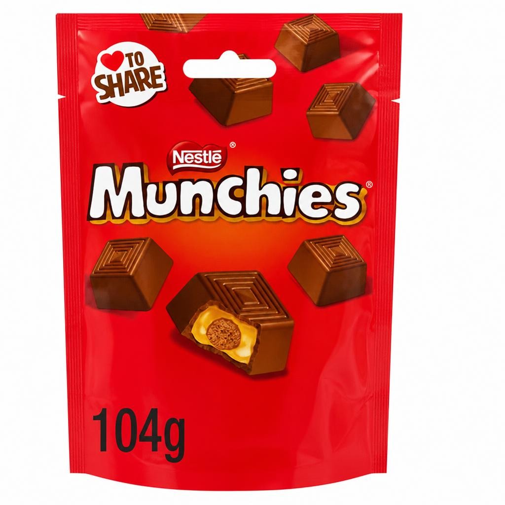 Munchies Milk Chocolate & Caramel Sharing Bag 104g
