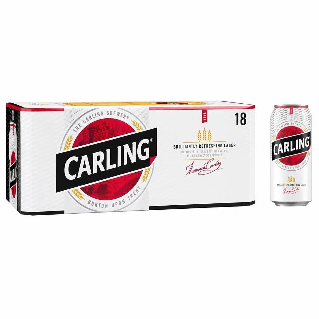 Carling Original Lager Beer Can 18 x 440ml