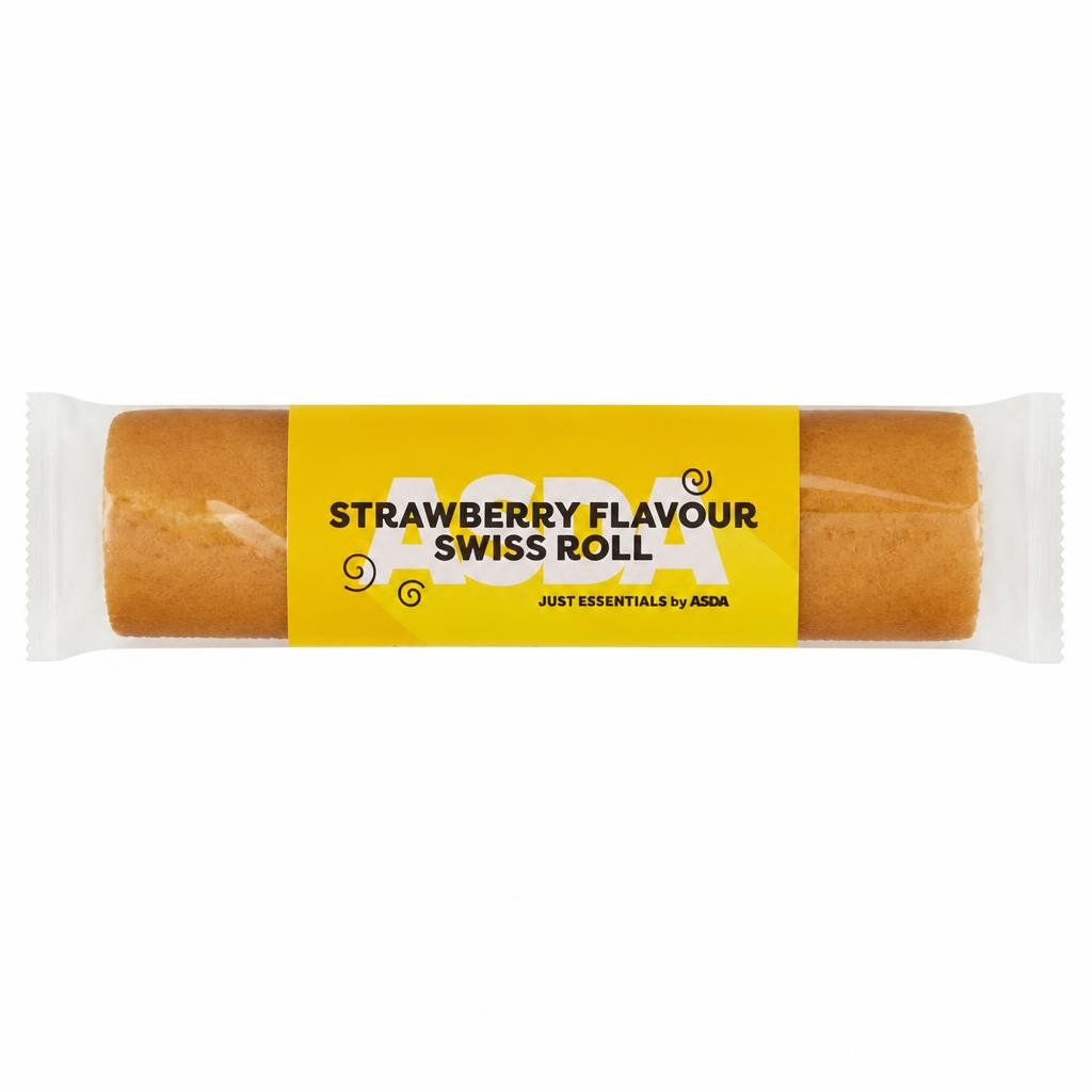 ASDA Just Essentials Strawberry Flavour Swiss Roll 365g