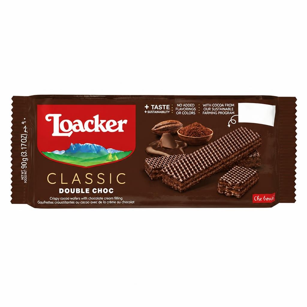 Loacker Classic Double Choc 90g