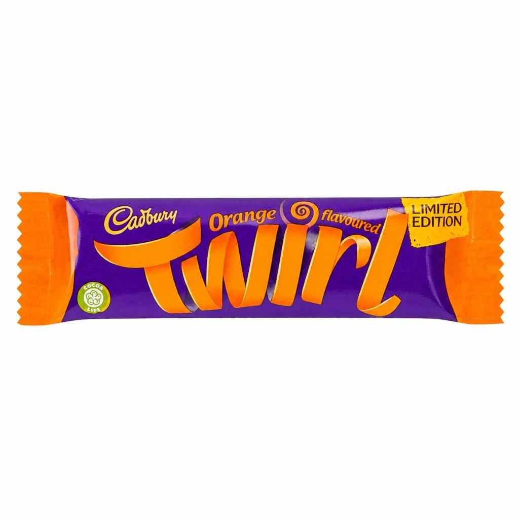 Cadbury Twirl Orange Chocolate Bar 43g