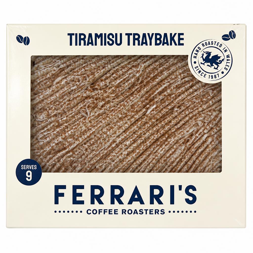 Ferrari's Coffee Roasters Tiramisu Traybake