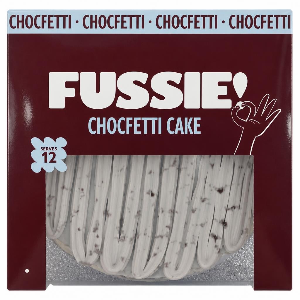 Fussie Chocfetti Cake