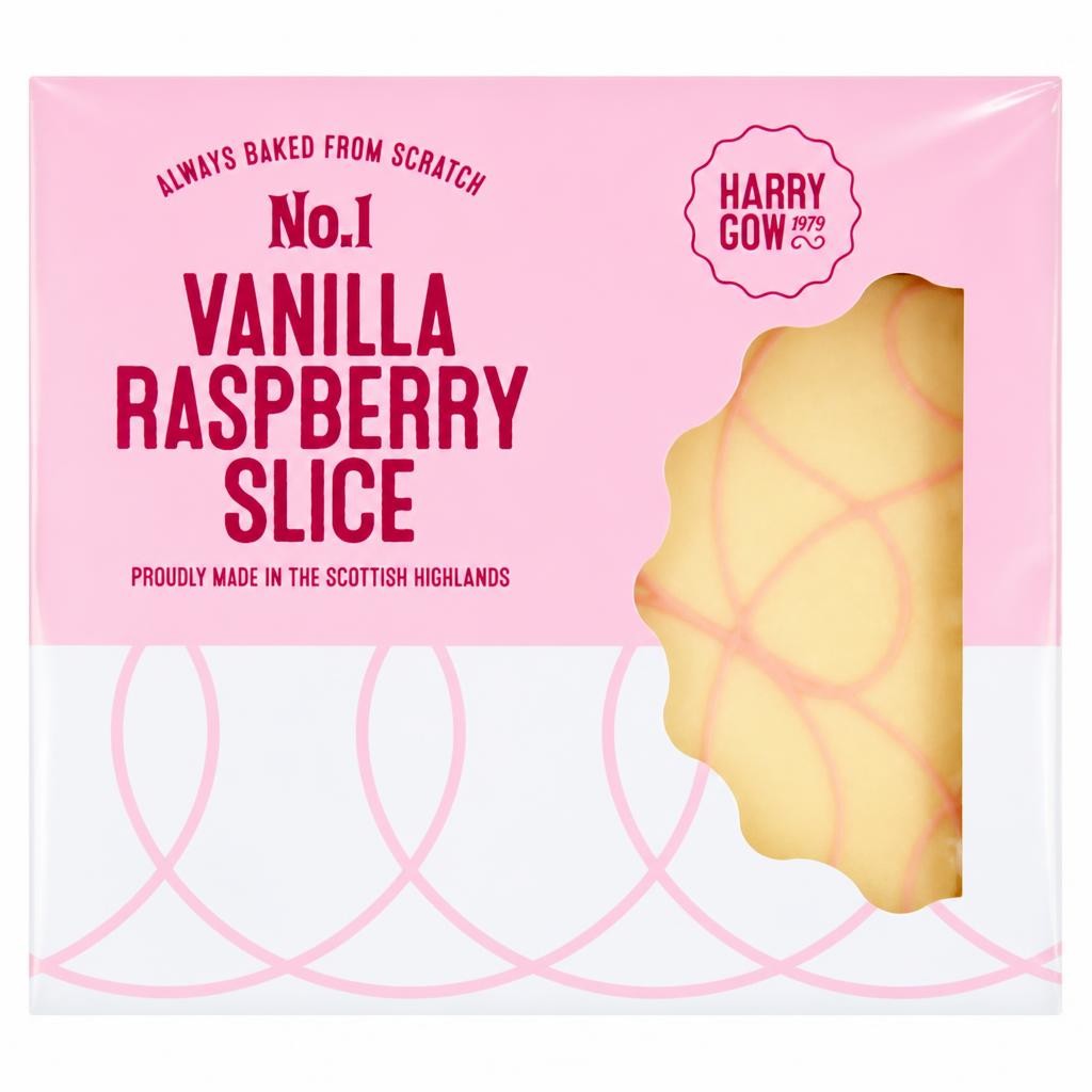 Harry Gow No.1 Vanilla Raspberry Slice 300g