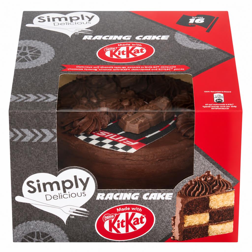 KitKat Racing Cake