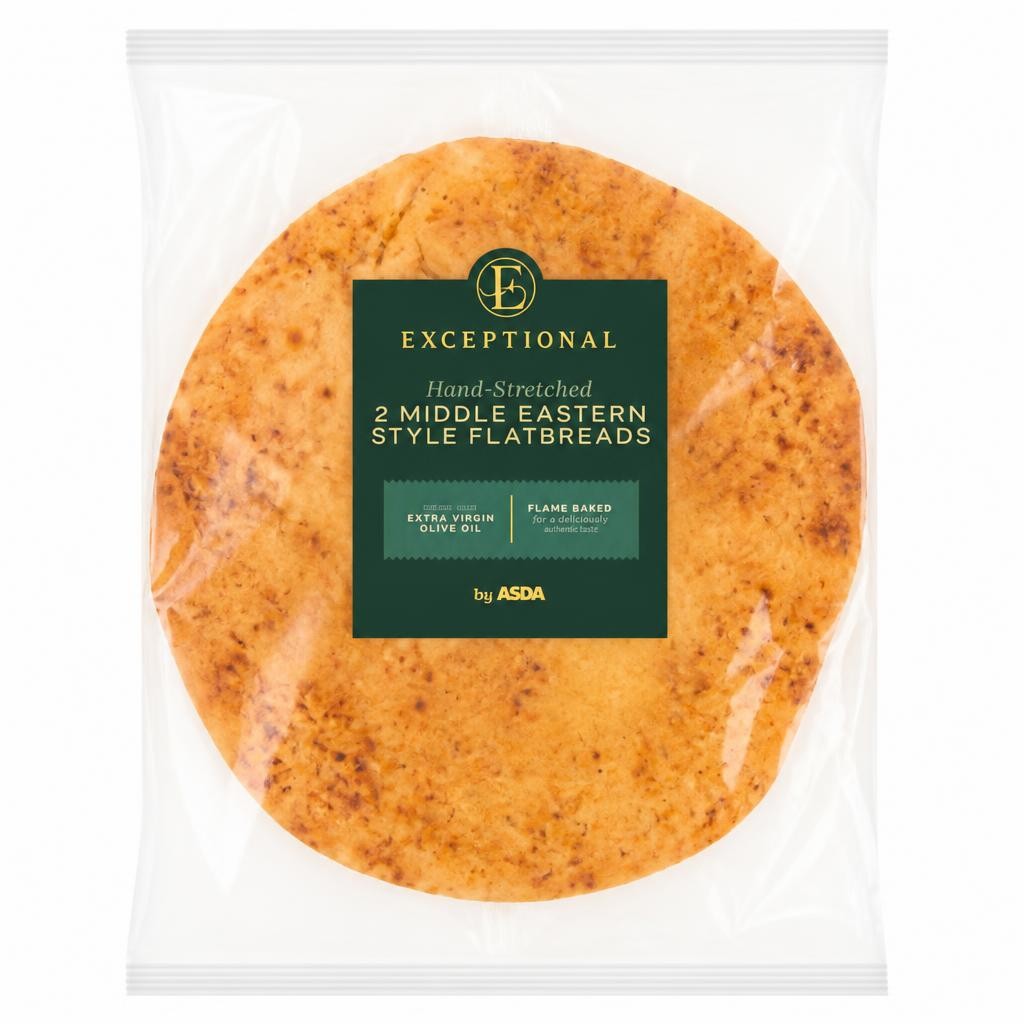 Exceptional by ASDA 2 Middle Eastern Style Flatbreads