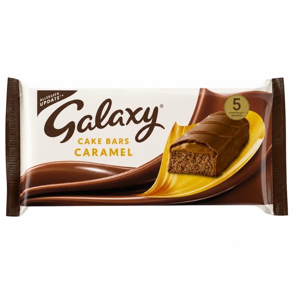 Galaxy 5 Cake Bars Caramel