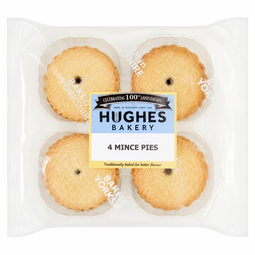 Hughes Bakery 4 Mince Pies