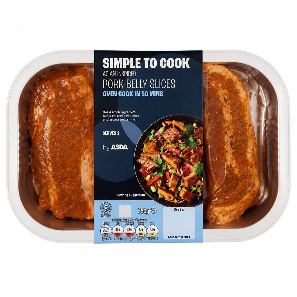 ASDA ASDA Asian Inspired Pork Belly Slices 380g