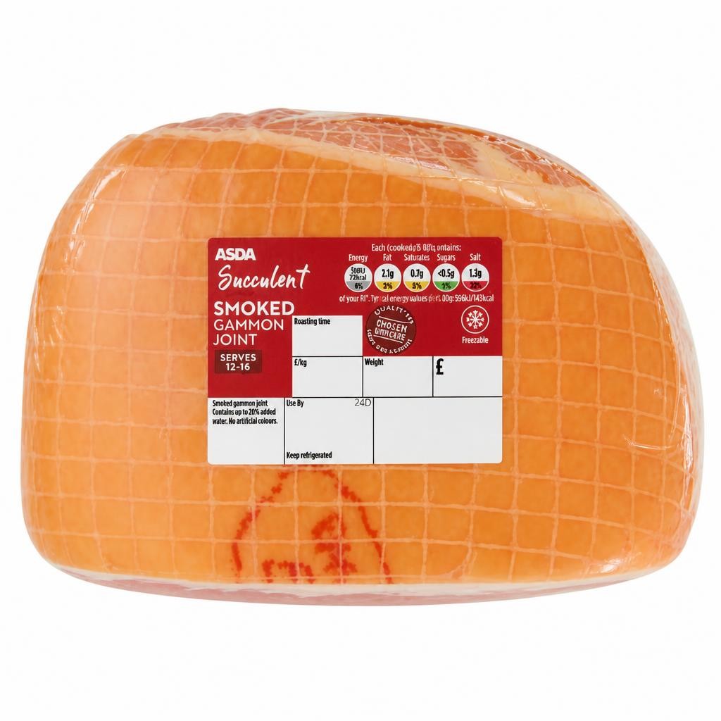 ASDA Succulent Smoked Gammon Joint (Typically 1.8KG)