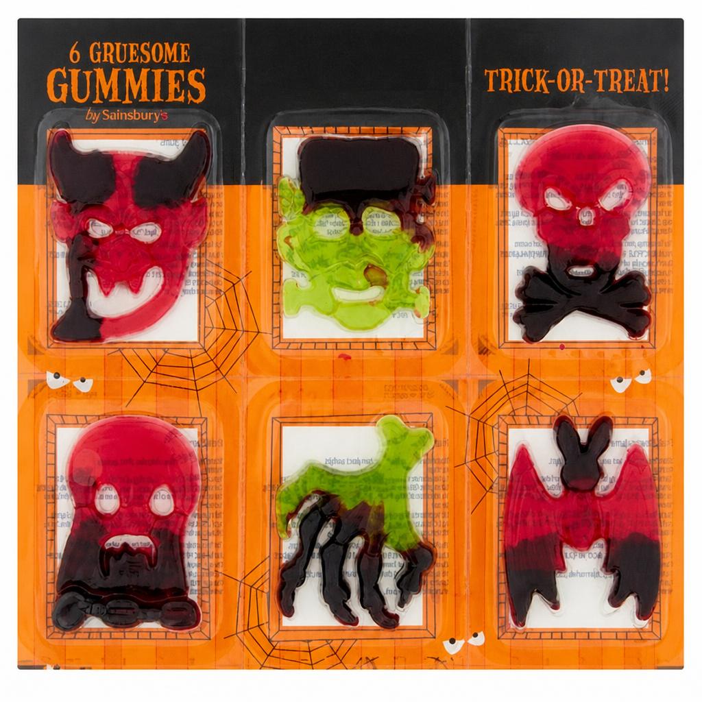 Sainsbury's 6 x 11g Gruesome Gummies Sweets