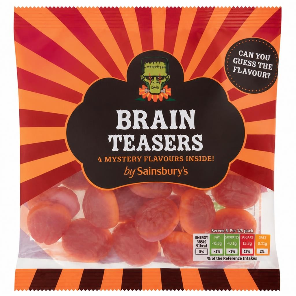 Sainsbury's 130g Brain Teasers Sweets