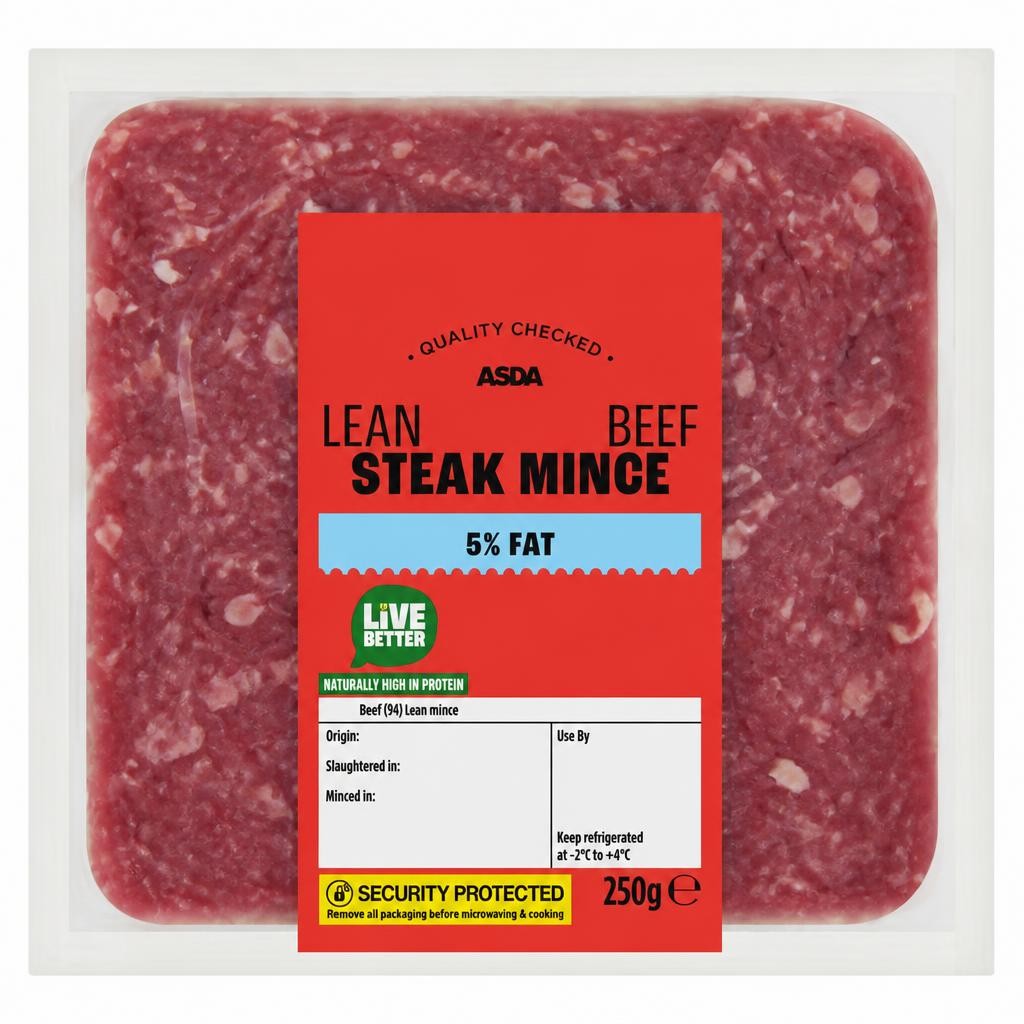 ASDA Lean Scotch Beef Steak Mince 250g
