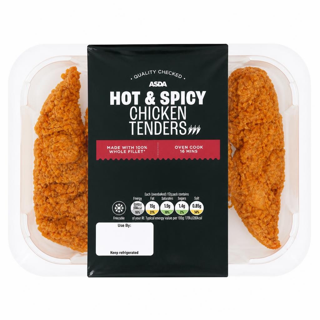 ASDA Hot & Spicy Chicken Tenders 300g