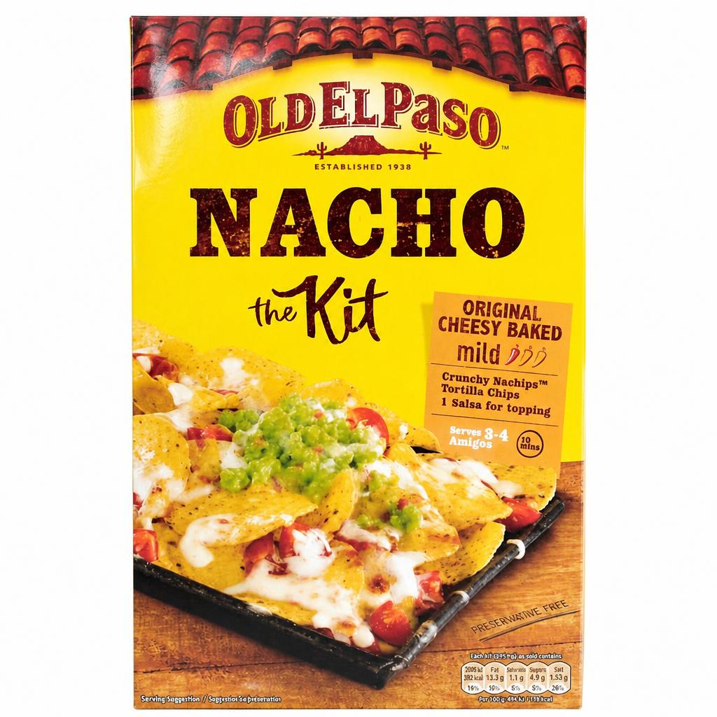 Old El Paso Mexican Original Cheesy Baked Nacho Kit 505g
