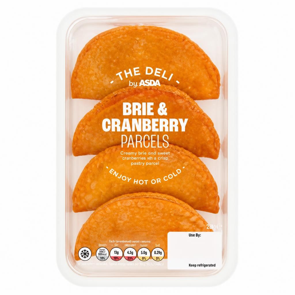 ASDA The Deli by  Brie & Cranberry Parcels 100g