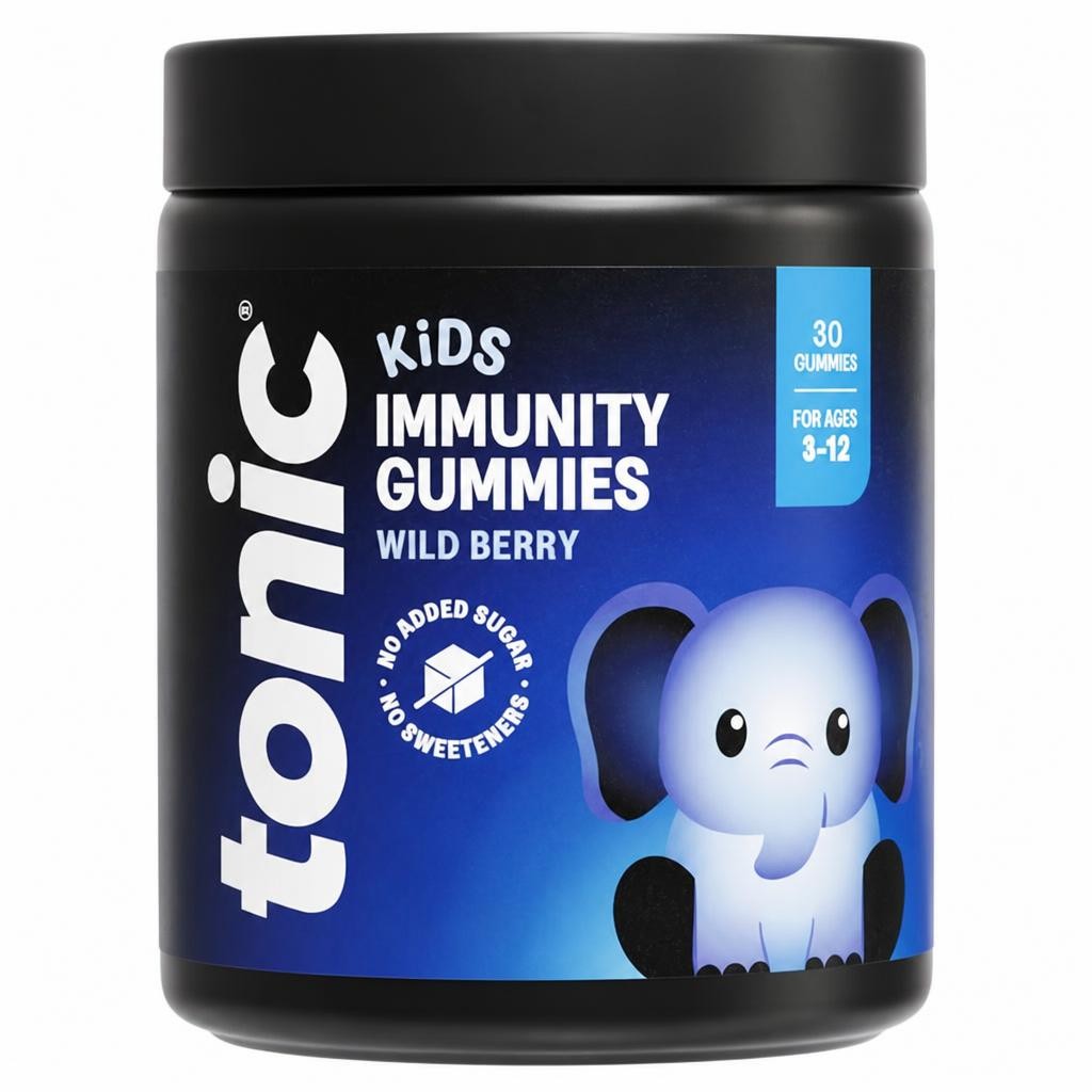 Tonic Health Kids Immunity Wild Berry 30 Gummies