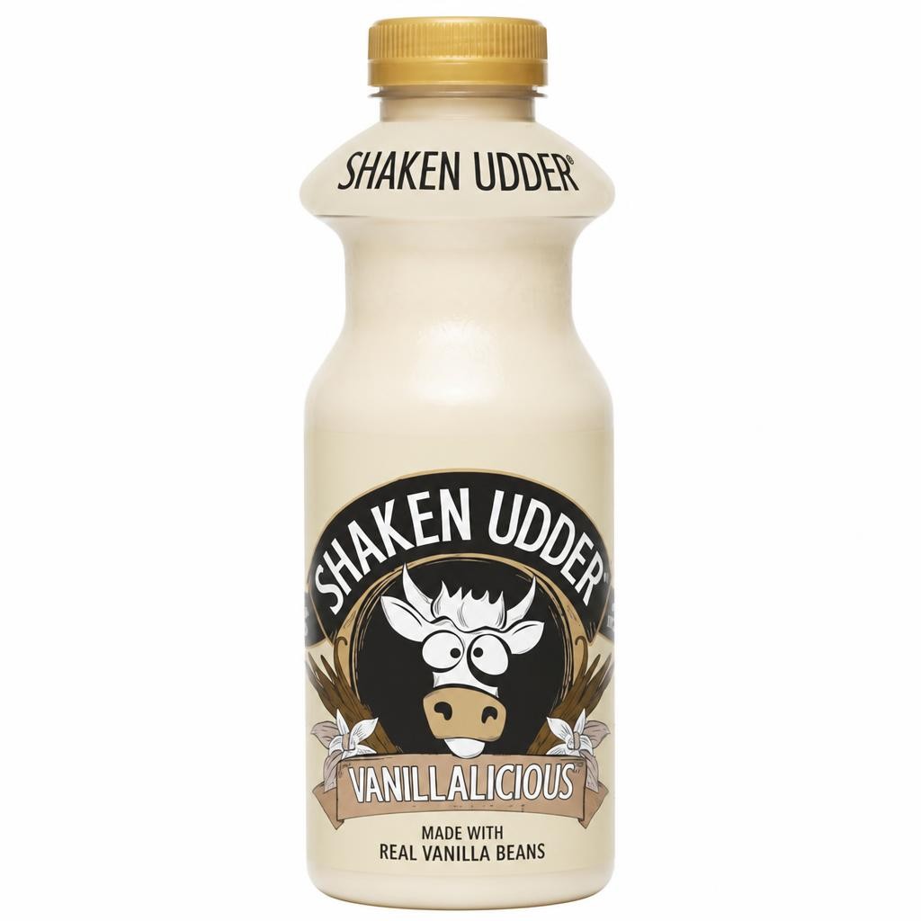 Shaken Udder Vanillicious Milkshake 750ml