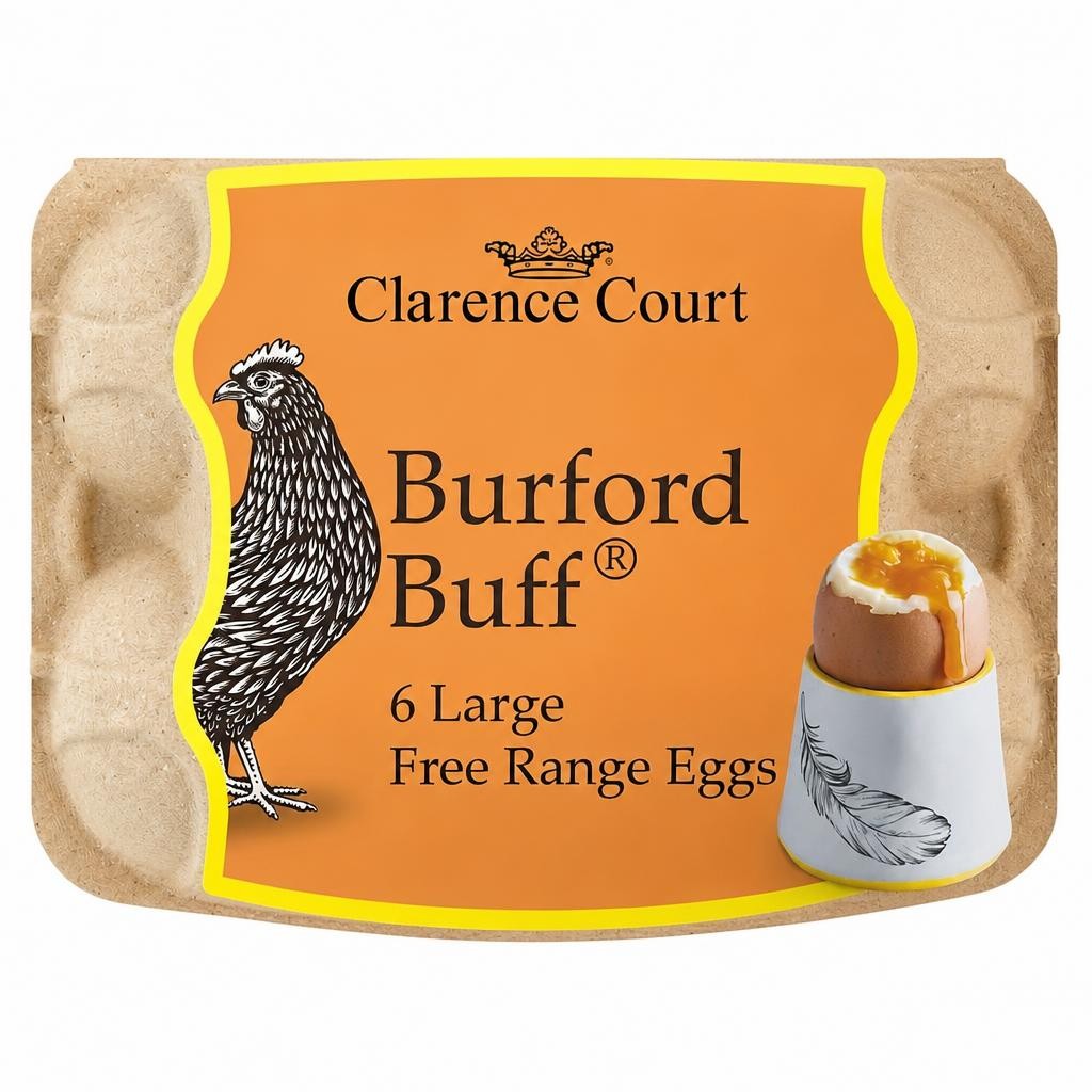 Clarence Court Burford Buff Large 6 Eggs