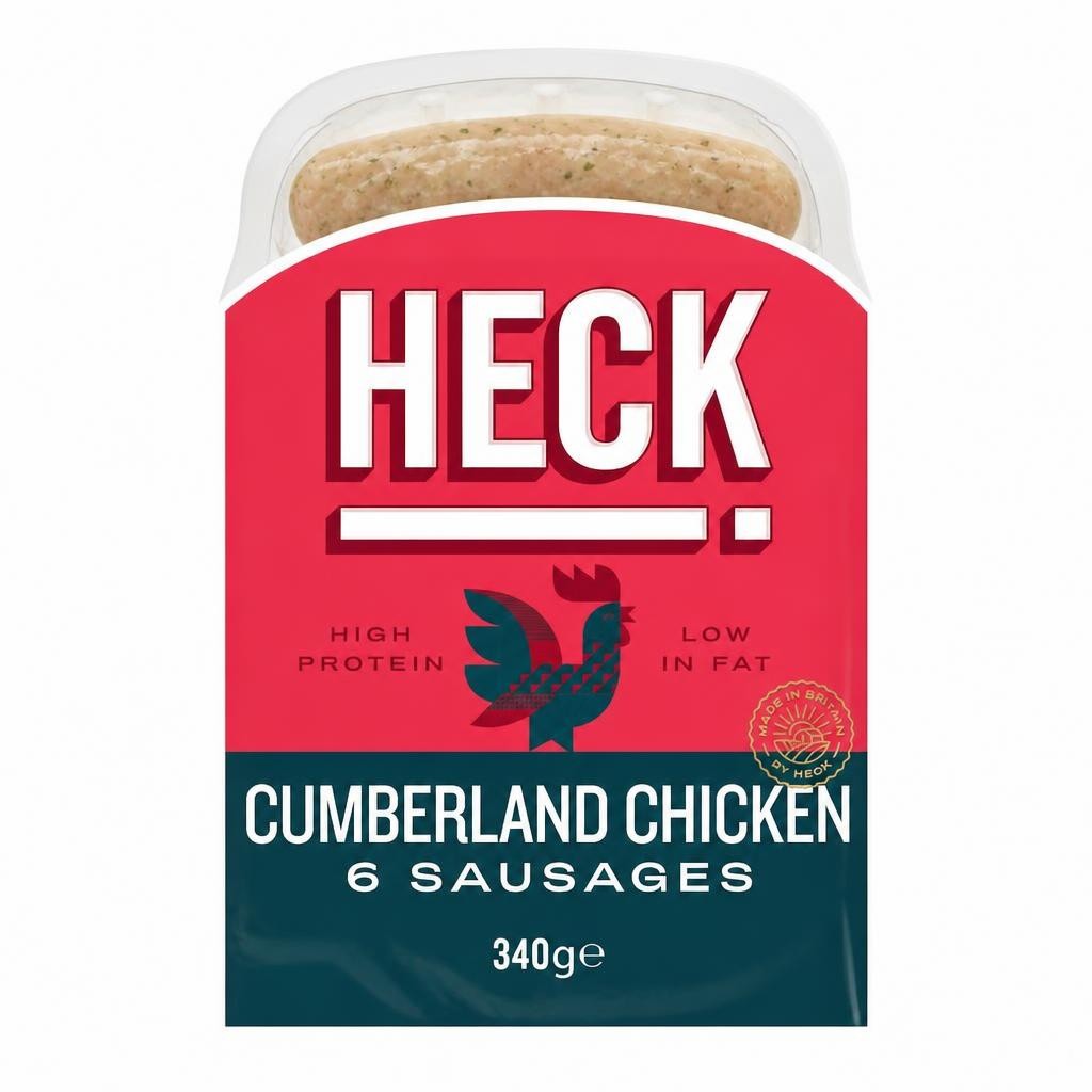 HECK! Cumberland Chicken 6 Sausages 340g