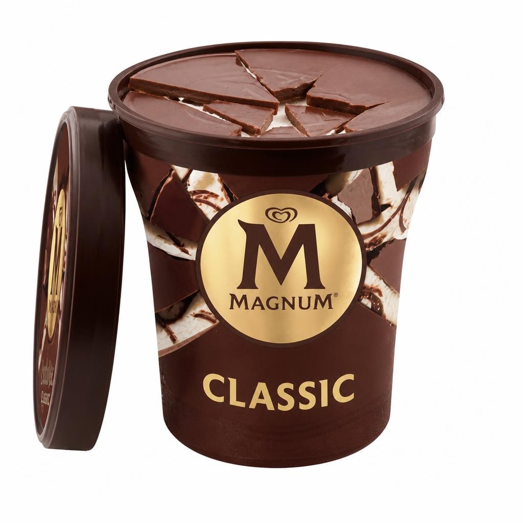 Magnum Crackables Classic Ice Cream Tub 440 ml