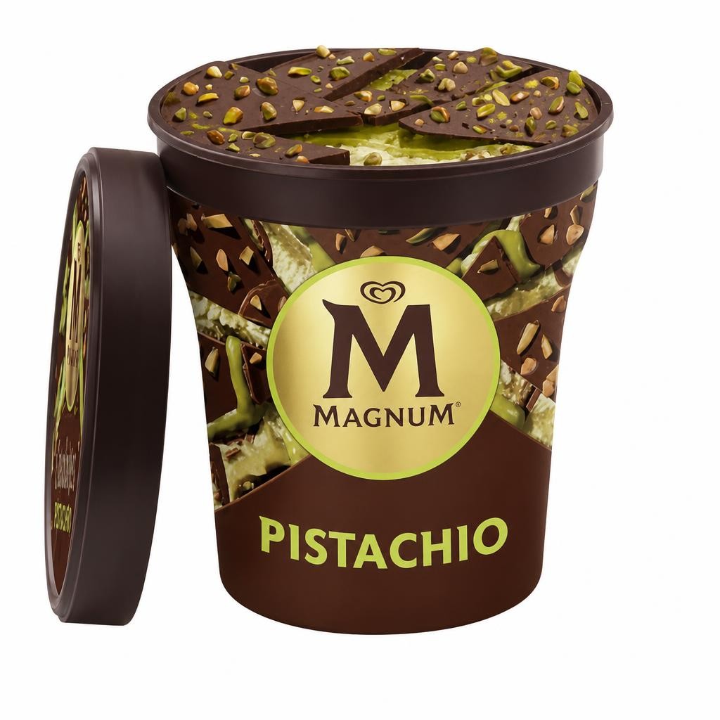 Magnum Crackables Pistachio Ice Cream Tub 440 ml
