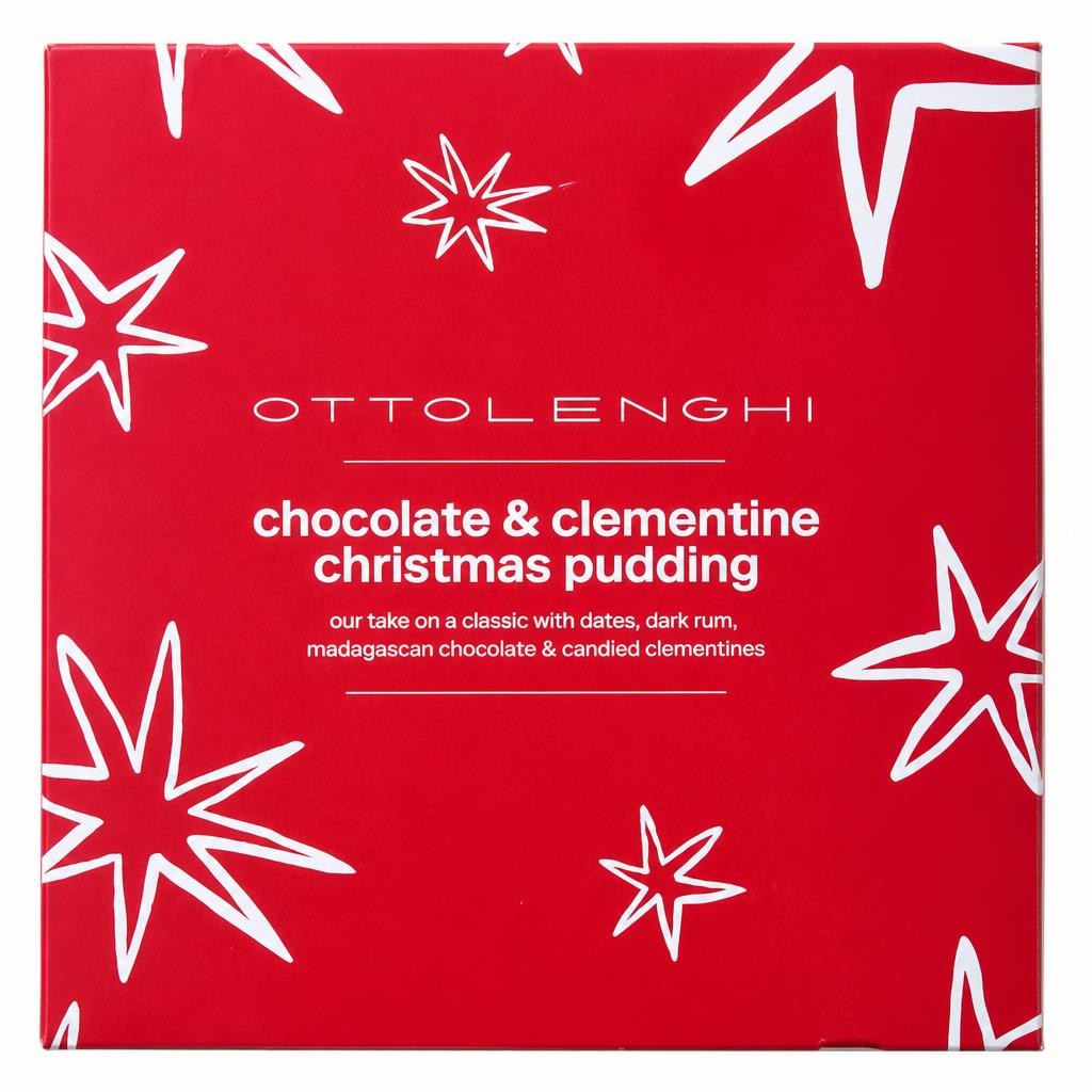 Ottolenghi Chocolate and Clementine Christmas Pudding