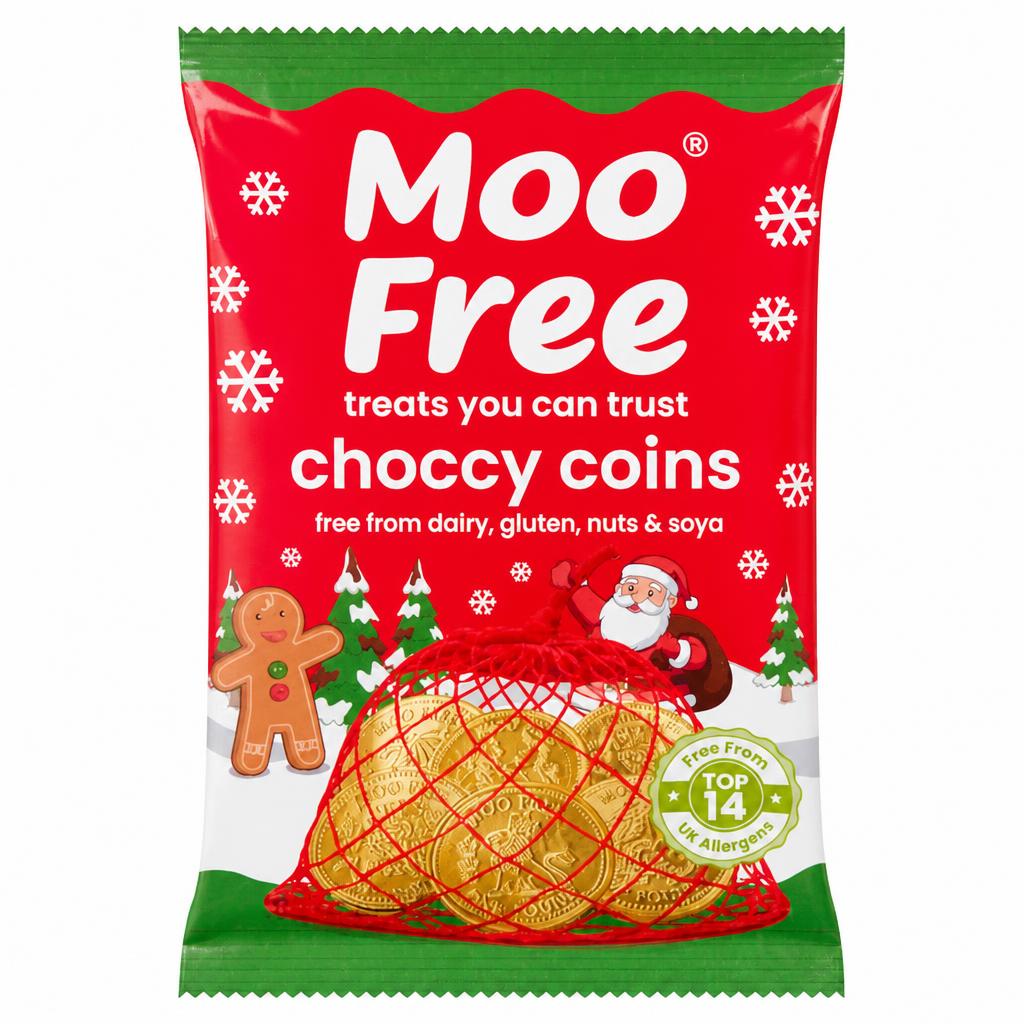 Moo Free 49g Choccy Coins