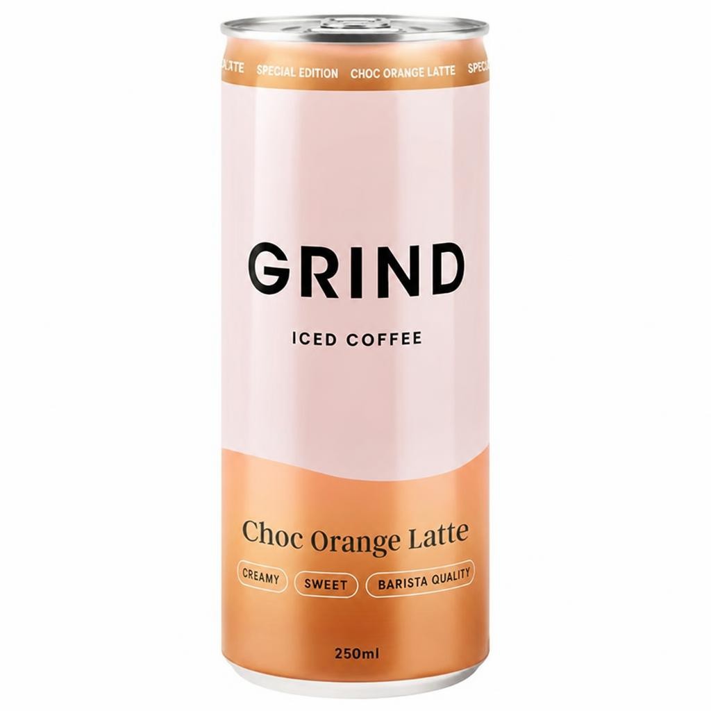 Grind 250ml Chocolate Orange Latte Iced Coffee, Special Edition